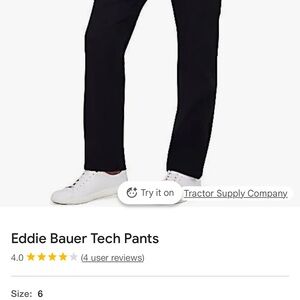 Eddie Bauer Black Tech Pants